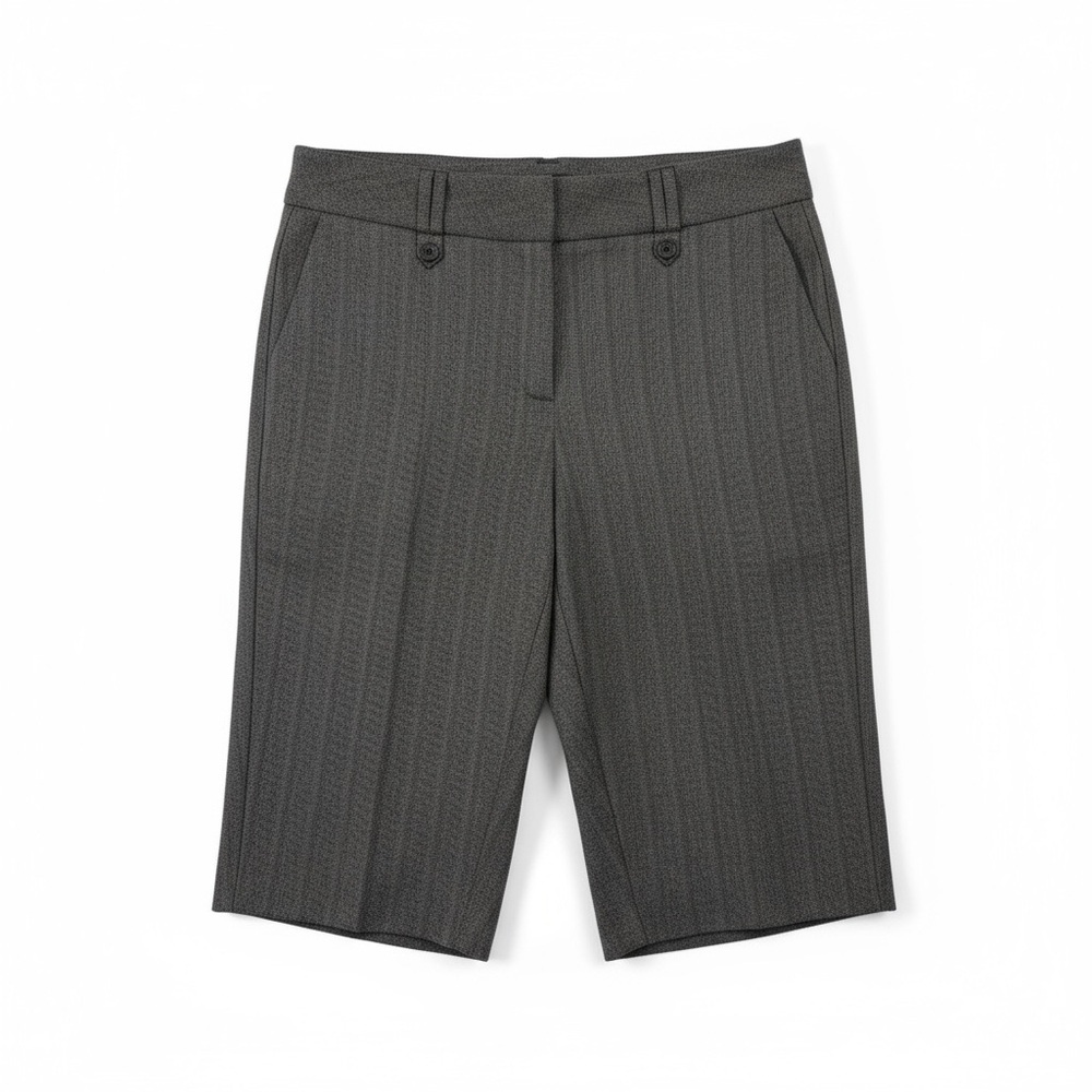 Apt. 9 Ava Dressy Trouser Bermuda Shorts in Herringbone Women’s Size 10 NWT